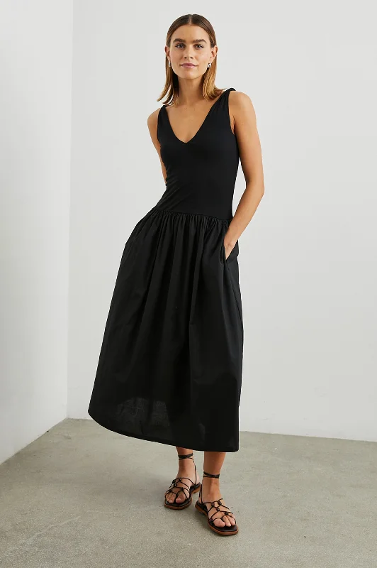 FRANCA DRESS - BLACK