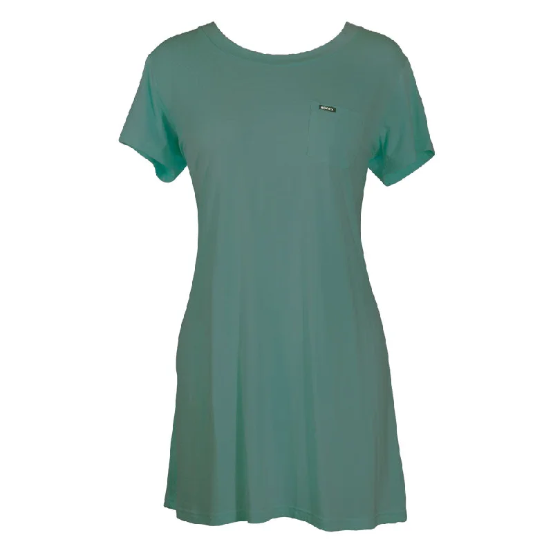 "Santa Rosa" T-shirt Dress - Teal