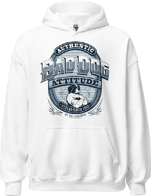 BAD DOG ATTITUDE SINCE 83 Graphic Hoodie Youthful Women's Anime - inspired