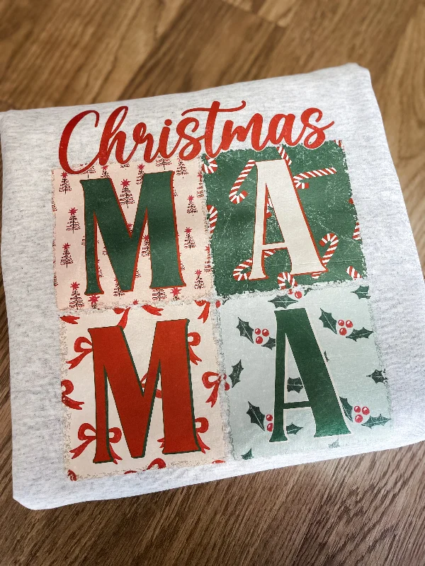 Christmas Mama Sweatshirt - Ash