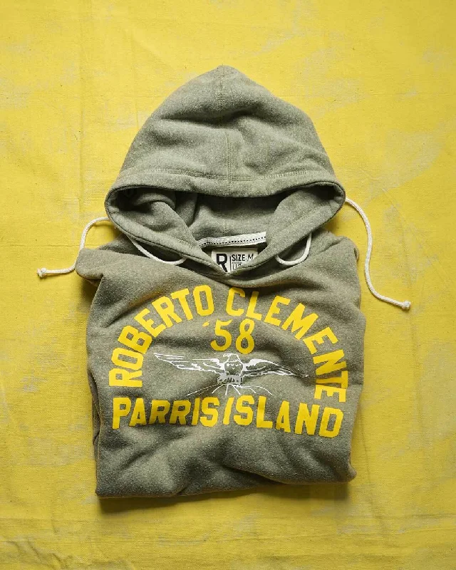 Clemente Parris Island Heather Olive PO Hoody