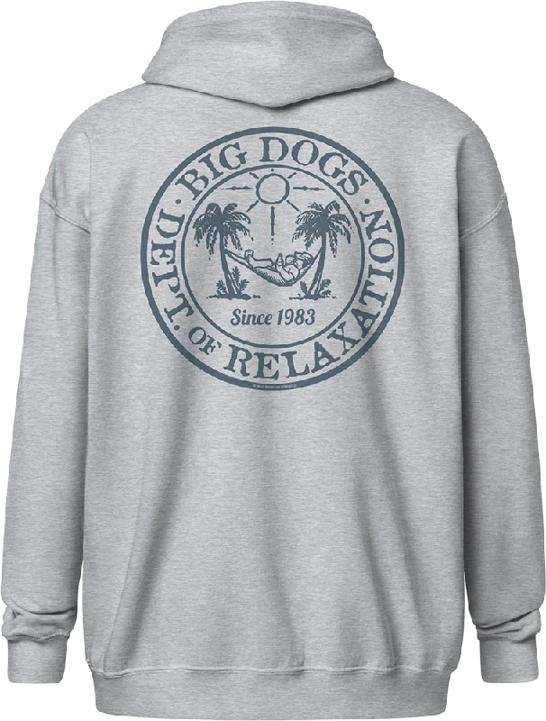 DOR BADGE GRAPHIC FULL ZIP HOODIE