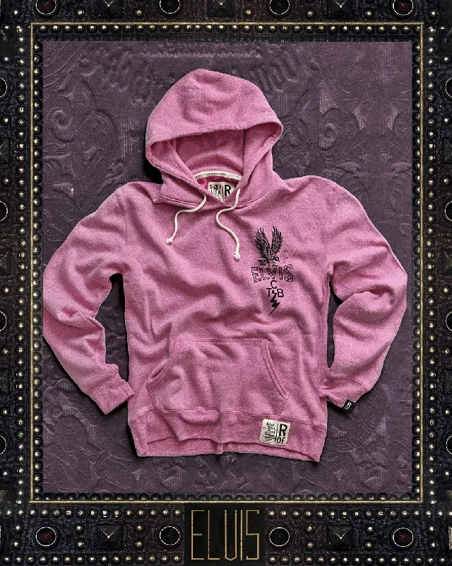 Elvis Eagle Pink PO Hoody Vintage Women's 1970S 