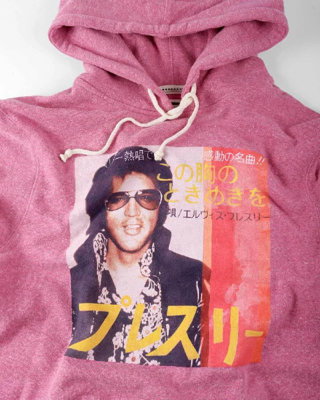 Elvis Photo Pink Pullover Hoody