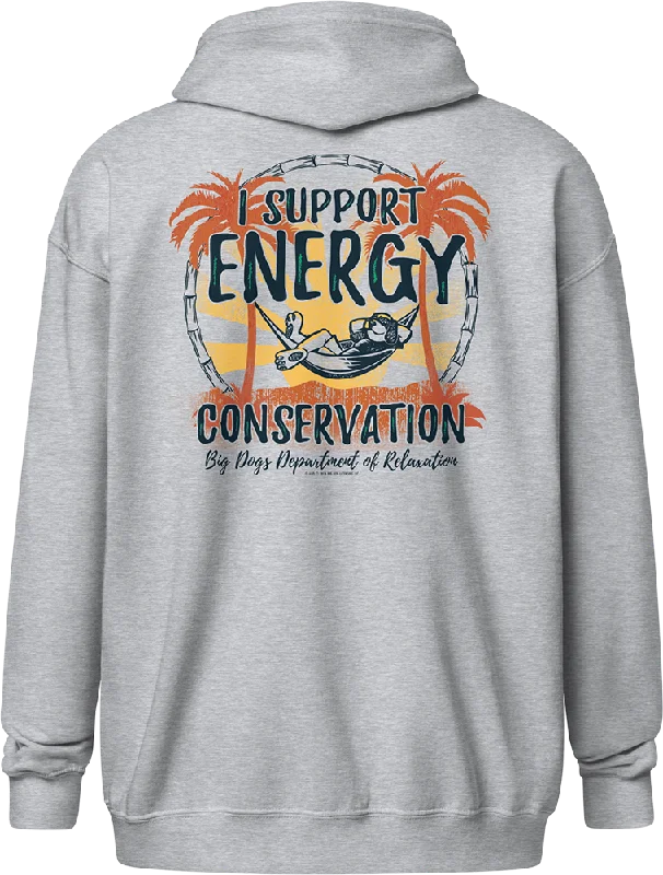 ENERGY CONSERVATION GRAPHIC FULL ZIP HOODIE