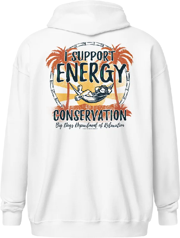 ENERGY CONSERVATION GRAPHIC FULL ZIP HOODIE