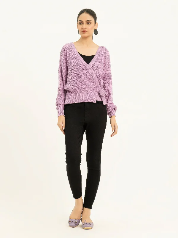 Woolen Wrap Cardigan