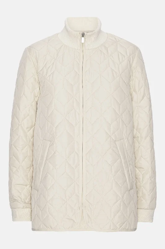 Ilse Jacobsen Art 40 Padded Coat in Bleached Sand