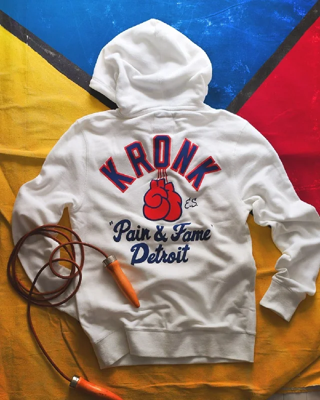 Kronk 'Pain & Fame' Ivory PO Hoody