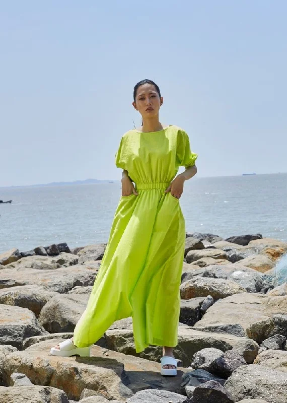 Neon Green Sphara Jumpsuit