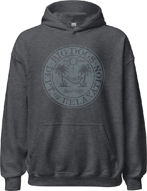 RELAXATION BADGE Graphic Hoodie Sporty Women's Athleisure 
