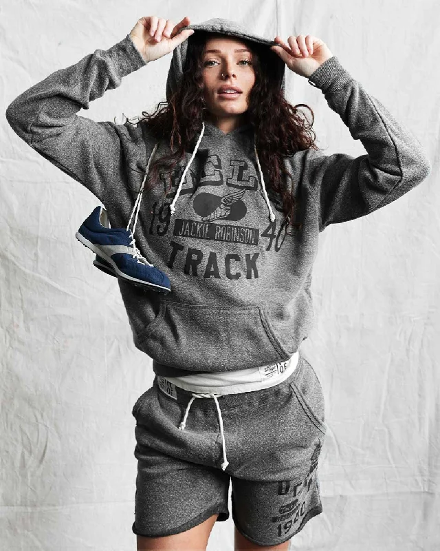 UCLA - Jackie Robinson Track Grey PO Hoody