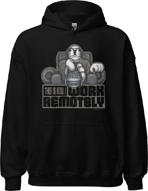 Work Remotely Graphic Hoodie