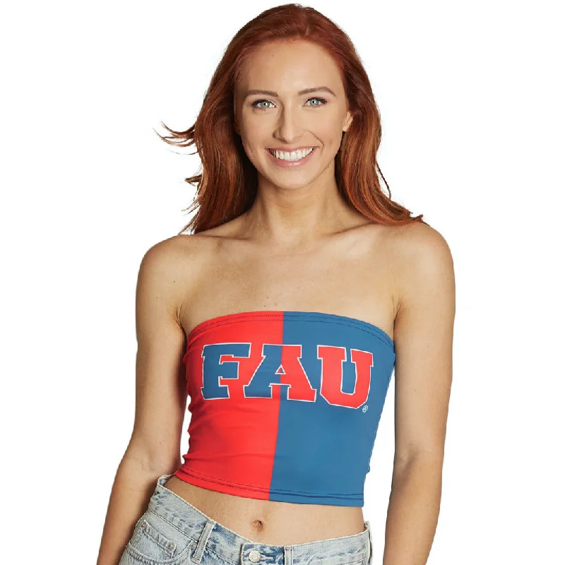 Florida Atlantic Owls Two Tone Tube Top