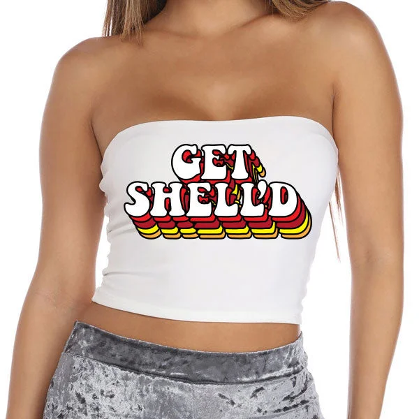 Get Shell'd White Tube Top