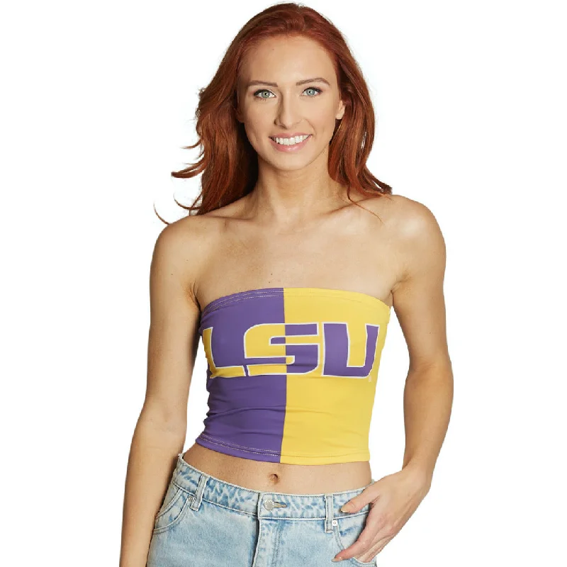 LSU Two Tone Tube Top