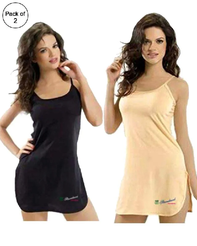 Pack Of 2 - Standard Plain Supersoft Camisole